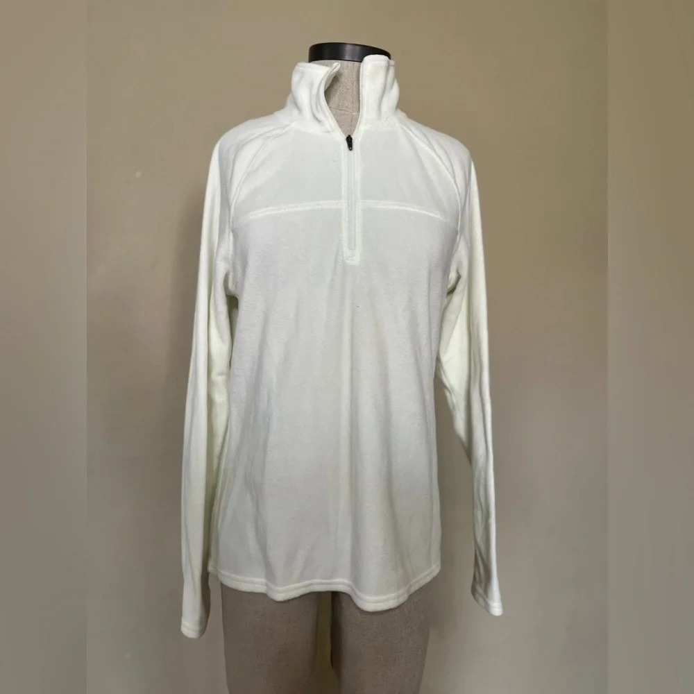 Women’s Natural Reflections‎ 100% polyester soft warm beige pullover sweater